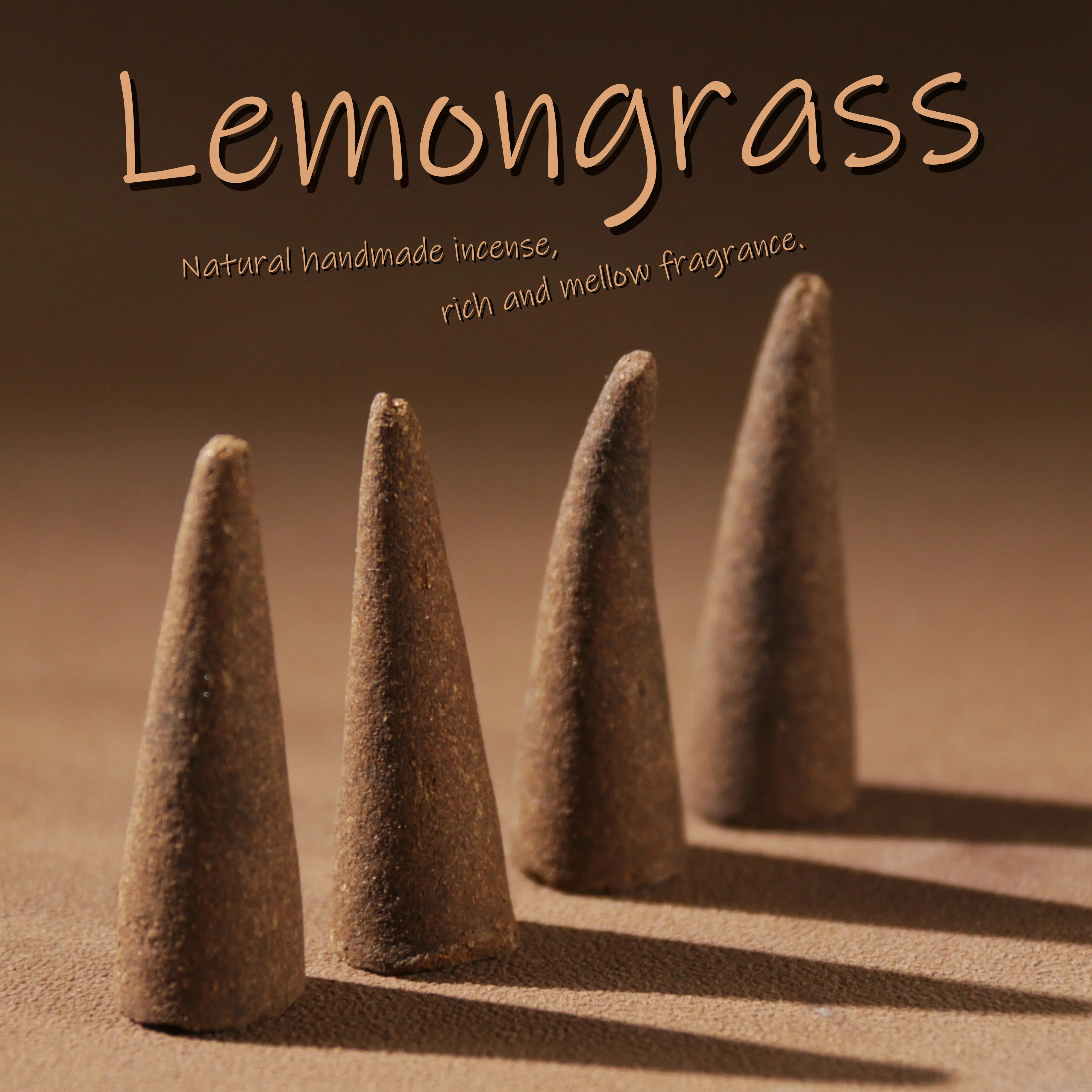 15 pcs in a box. Handmade Lemongrass Tower Incense For Energy Cleansing And Space Purification, Home Or Office Aromatherapy, Spa, Relaxation, Meditation, Yoga, Home Décor. Scent Scented Perfume Fragrance Freshener