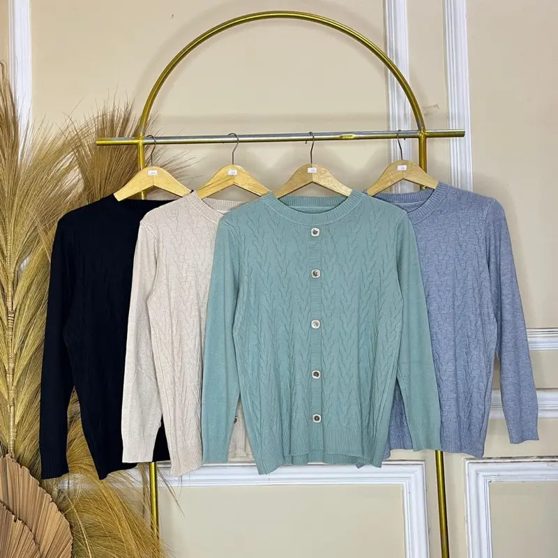 Atasan wanita 1014 4502  Rajut Motif timbul