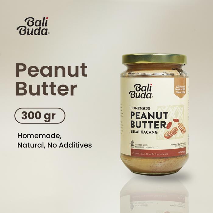 Gambar Bali Buda - Peanut Butter 300gr / Selai Kacang Alami Tanpa Gula & Pengawet dari Bali Buda Kab. Gianyar Tokopedia