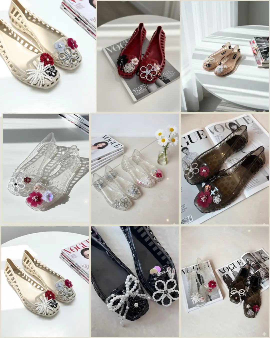 Jibitz jelly sh0es /Jibitz saja tidak sama sepatunya/Charm jelly shoes /beads jelly shoes/ charm sepatu /accecoris sepatu/jibits flatshoes