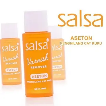 SALSA VARNISH REMOVER ASETON 40-80ML | Penghilang Cat Kuku