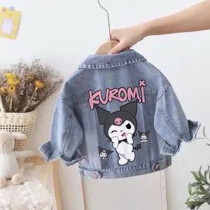 Jaket Kuromi Anak Jeans Snow Biru Viral Labubu Coklat Fashion