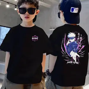 NTN Kaos Anak Distro Laki Laki Tanggung Umur 3-13 Tahun Karakter Anime Gojo Satoru Jujutsukaisen