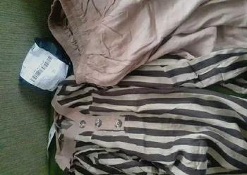 Product Review of SETELAN SALUR LD 110 120 130CM XL XXL SETELAN KATUN RAYON TWILL 116554 - SET MOTIF SALUR WANITA jumbo soft peach murah Baju Celana Kancing from h**a 0