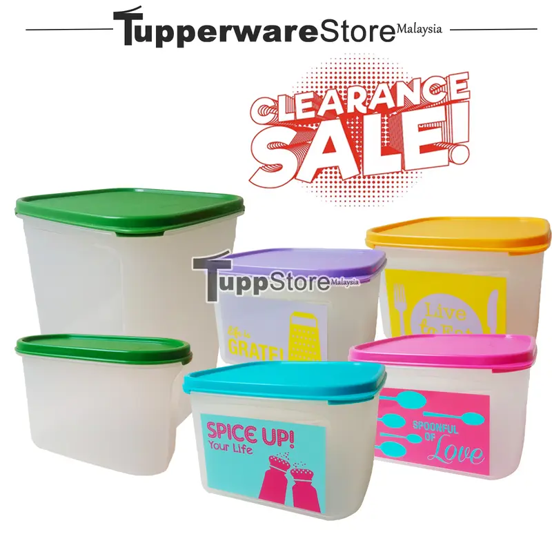 Tupperware Brands Clear Stock / Display Item - TikTok Shop Malaysia
