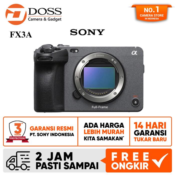 Gambar Sony FX3 A Full-frame Cinema Line Body Only / Sony FX3A CInema Line - Body Only dari DOSS Camera & Gadget Kota Administrasi Jakarta Pusat 5 Tokopedia