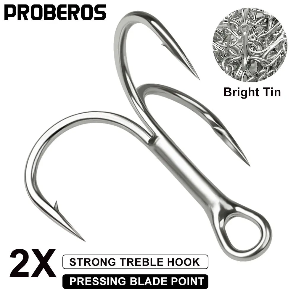 Móc Treble Bằng Thiếc, Beros, Có Gai, Móc Neo, Cứng Dặn, Móc Mồi Số Lượng Lớn, Thích Hợp Cho Thiết Bị Câu Cá Chuyên Nghiệp, Để Câu Cá