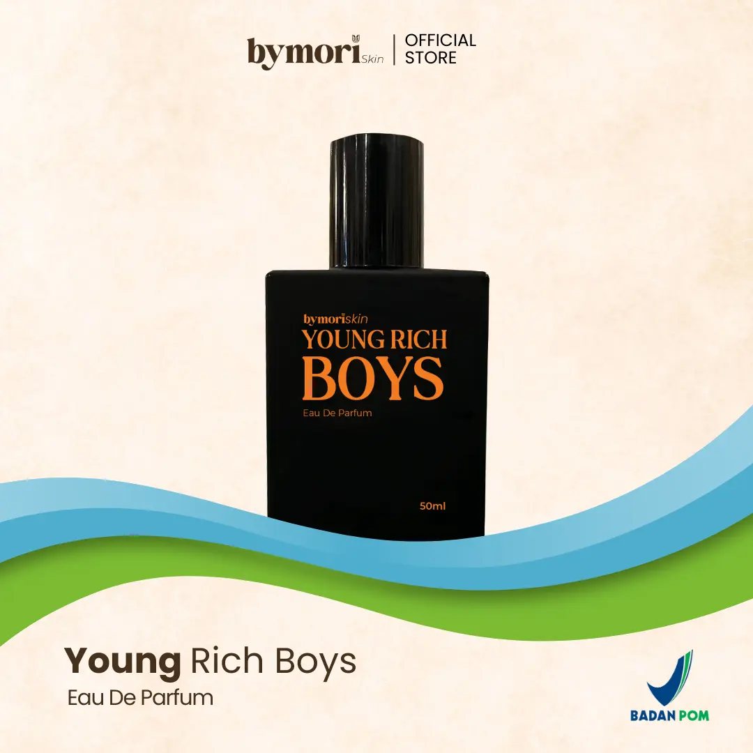 Bymoriskin Parfume Young Rich Boys Eau De Parfum Pria Wangi Segar Dan Fresh Tahan Lama Size 50ml