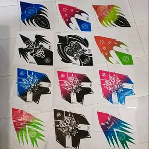 (KERTAS SAJA) kertas layangan isi 100pcs sembur/gradasi dan satu warna