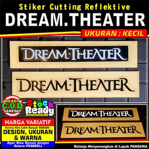 Stiker Cutting Reflektive : " DREAM THEATER "