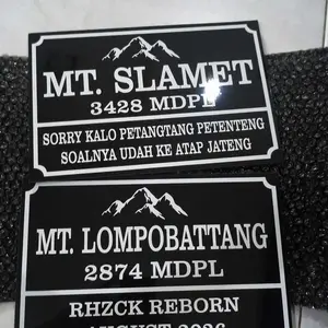 SIGN PLAKAT GUNUNG CUSTOM BEBAS SESUAI KEINGINAN
