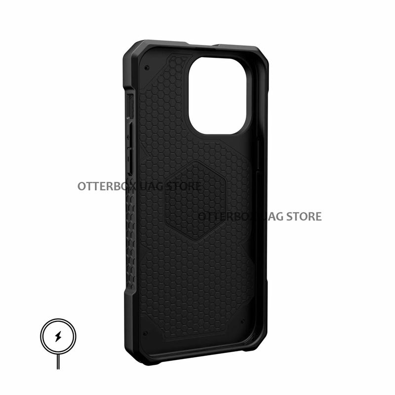 UAG iPhone 14 15 Pro Max / 14 15 Pro / 14 15 Plus / 14 15 / 13 Pro Max / 13 Pro / 13 Case Monarch Pro Carbon Fiber MagSafe Case with Built-in Magnet Casing Drop Protection iPhone Cover 5