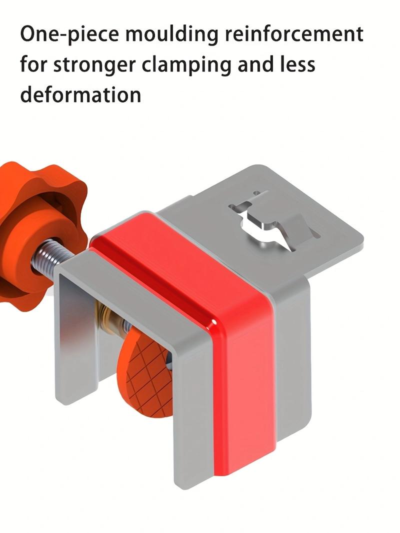 Product Introduction of IMBOT Newly Designed Stainless Steel Side Drawer Clamp Auxiliary Inner and Outer Edges Adjustable Stainless Steel Angle Jacket 90 Degree Right Angle Clamp Double Handle Applied Woodworking Clamp Woodworking Wardrobe Door 6