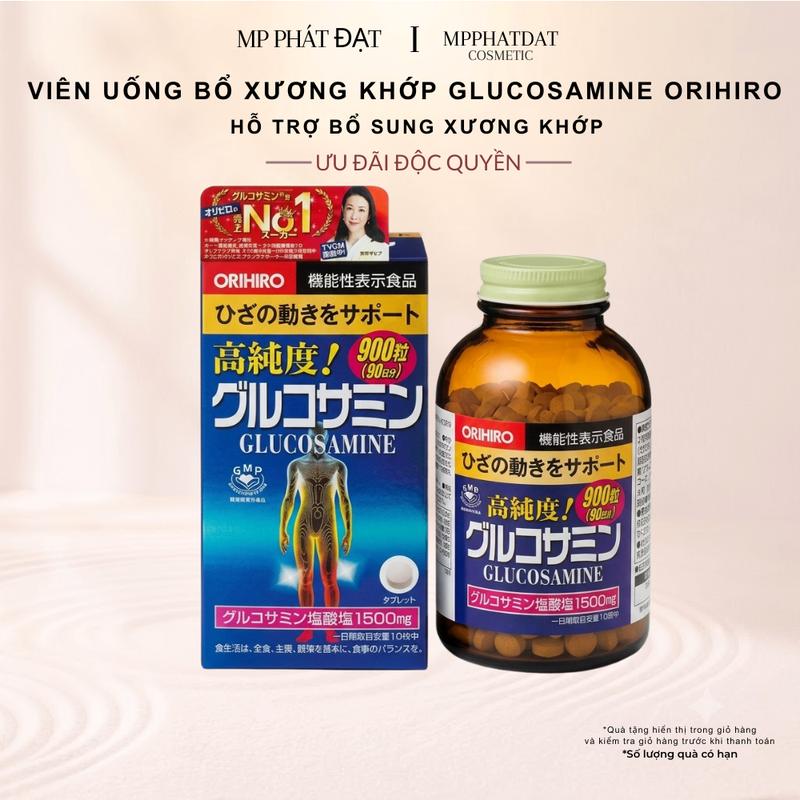 Orihiro Glucosamine 900 Viên Nhật Bản - Hỗ Trợ Xương Khớp - 1.500mg Glucosamine Hydrochloride - Chứa Chondroitin & Collagen - Thức Phẩm Bổ Sung - Duy Trì Vận Động Linh Hoạt
