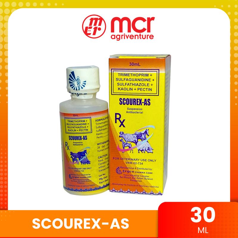 Scourex-AS (30ml) - Suspension (For Veterinary Use Only) - TikTok Shop ...