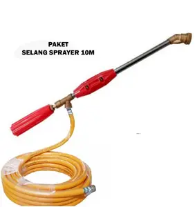 Selang Kompresor selang steam 10 Meter dengan stik 45cm Selang Angin 10m Tekanan Tinggi