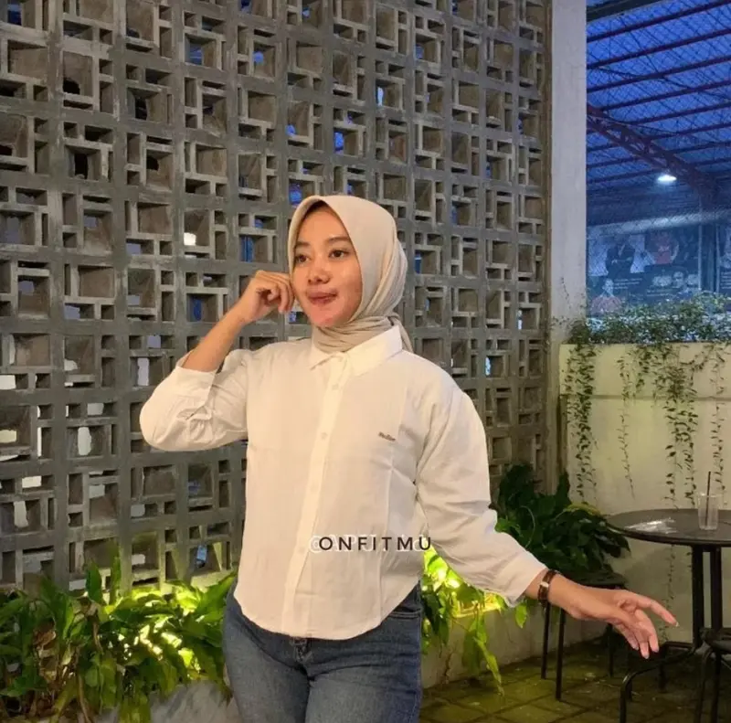 KEMEJA CROP RAYON TWIL PREMIUM 0
