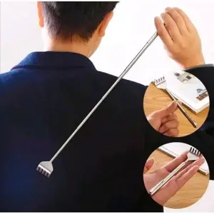 Garuk Punggung Besi Lipat Alat Penghilang Gatal Garukan Badan Stainless Multifungsi Terapi