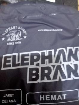 Product Review of Setelan Hemat Jaket Celana Mantol Jas Hujan PVC Elephant Brand - Black - Blue from A**N O**R O** p**i R**i ** 0