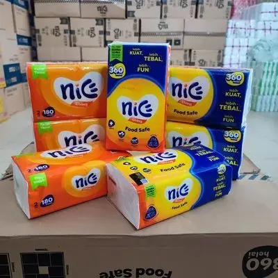 ( Dapat 5pcs ) Nice Facial Tissue Tisu 360 sheets/helai 1