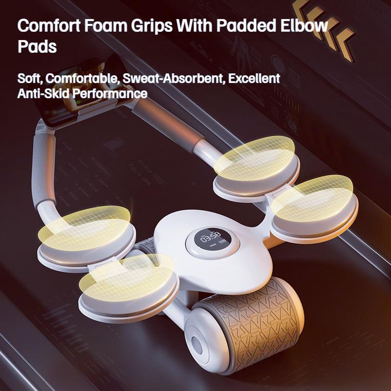 Product Introduction of Bánh Xe Tập Bụng, Có Hỗ Trợ Khuỷu Tay Bốn, Đệm Đỡ Tự Động Phục Hồi, Dụng Cụ Tập Cơ Bụng, Đĩa Lăn, Thiết Bị Tập Thể Dục Tại Nhà Titan 17