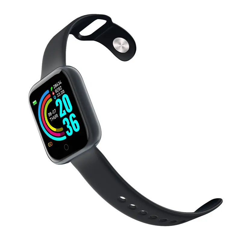 (Smartwatch)Smartband/Bracelet Y68/D20 Wanita/Pria Unisex Jam Monitoring Jantung | Bisa Custom/Kostum Foto Wallpaper | Baca Notifikasi Social Media 4
