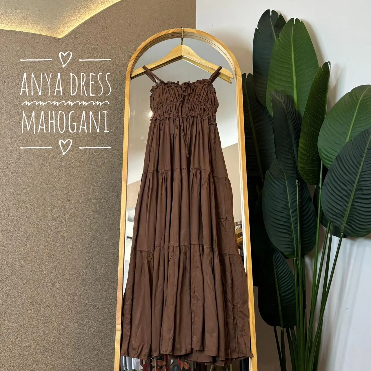 Anya Dress Polos Tanpa Lengan Rayon Twill Busui Bumil Friendly Bahan Nyaman Desain Praktis Ukuran All Size