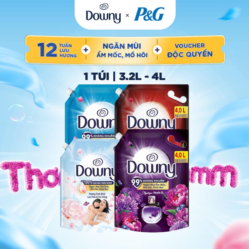 Nước Xả Vải DOWNY từ 3,2L - 4L Nước Hoa Cao Cấp Đậm Đặc