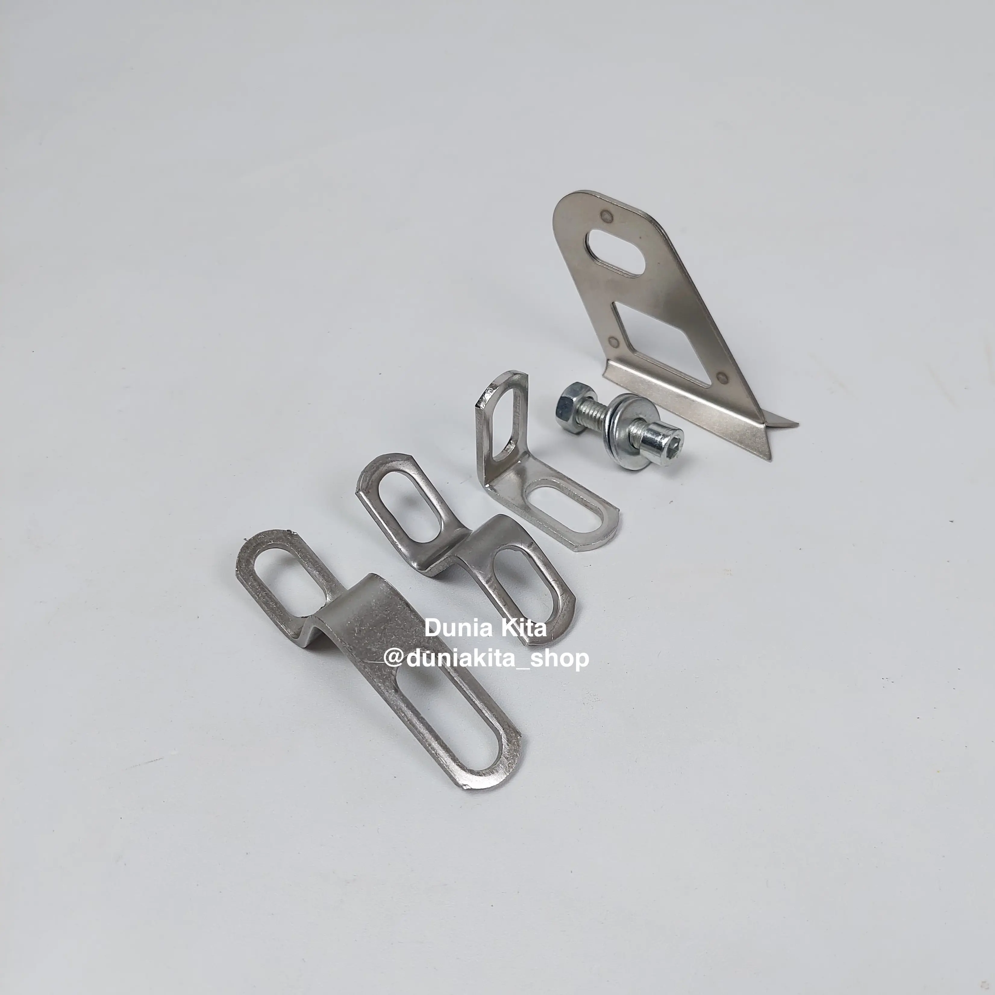 Bracket Plat Dudukan Knalpot Universal Gantungan Breket Braket