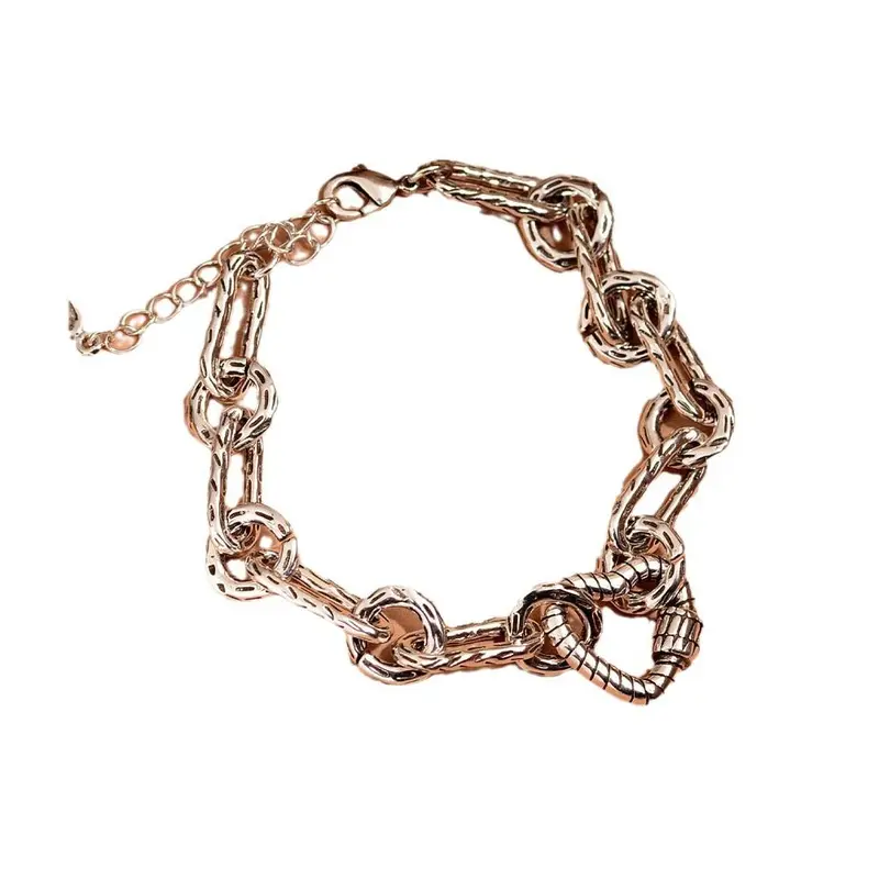 Twisted Love Bracelet Silver Distressed Heart Shaped Hand Jewelry Women's Jewelry, Adjustable Length 4