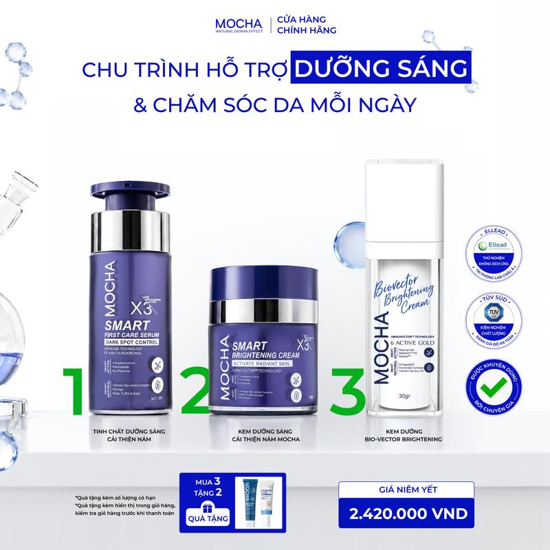 Combo Kem Nám + Dưỡng Bio Mocha, Thương Hiệu: Mocha
