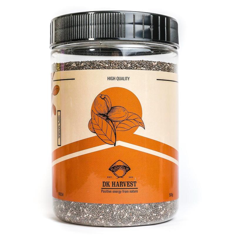  Hạt chia đen DK Harvest - Hạt chia độ tinh khiết cao Thực phẩm ăn kiêng Có giấy nhập khẩu và Xuất HĐ Công Ty 