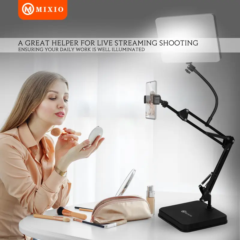 MIXIO S98 2 in 1 Lazypod Stand Holder Hp Arm Stand 7