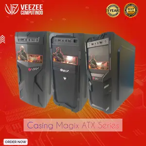 Casing case pc komputer magix ATX series include power supply psu 500 watt