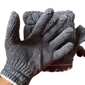 BULDOSER sarung tangan/sarung tangan kerja/sarung tangan kain Abu /Packing Plastik