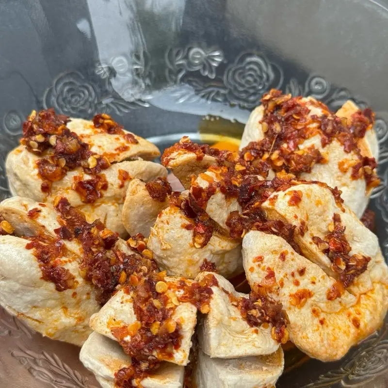basreng viral isi 6 free chili oil camilan enak frozen food baso ikan