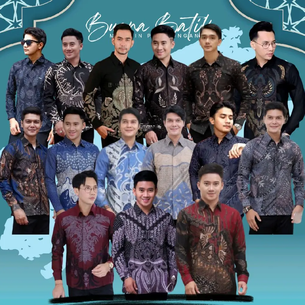 Batik Pria Lengan Panjang Premium Hight Quality Halus Dan lembut