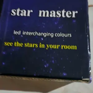STAR MASTER Night Lamp Lampu LED Motif Bintang - Banyak Mode Warna Lampu RANDOM