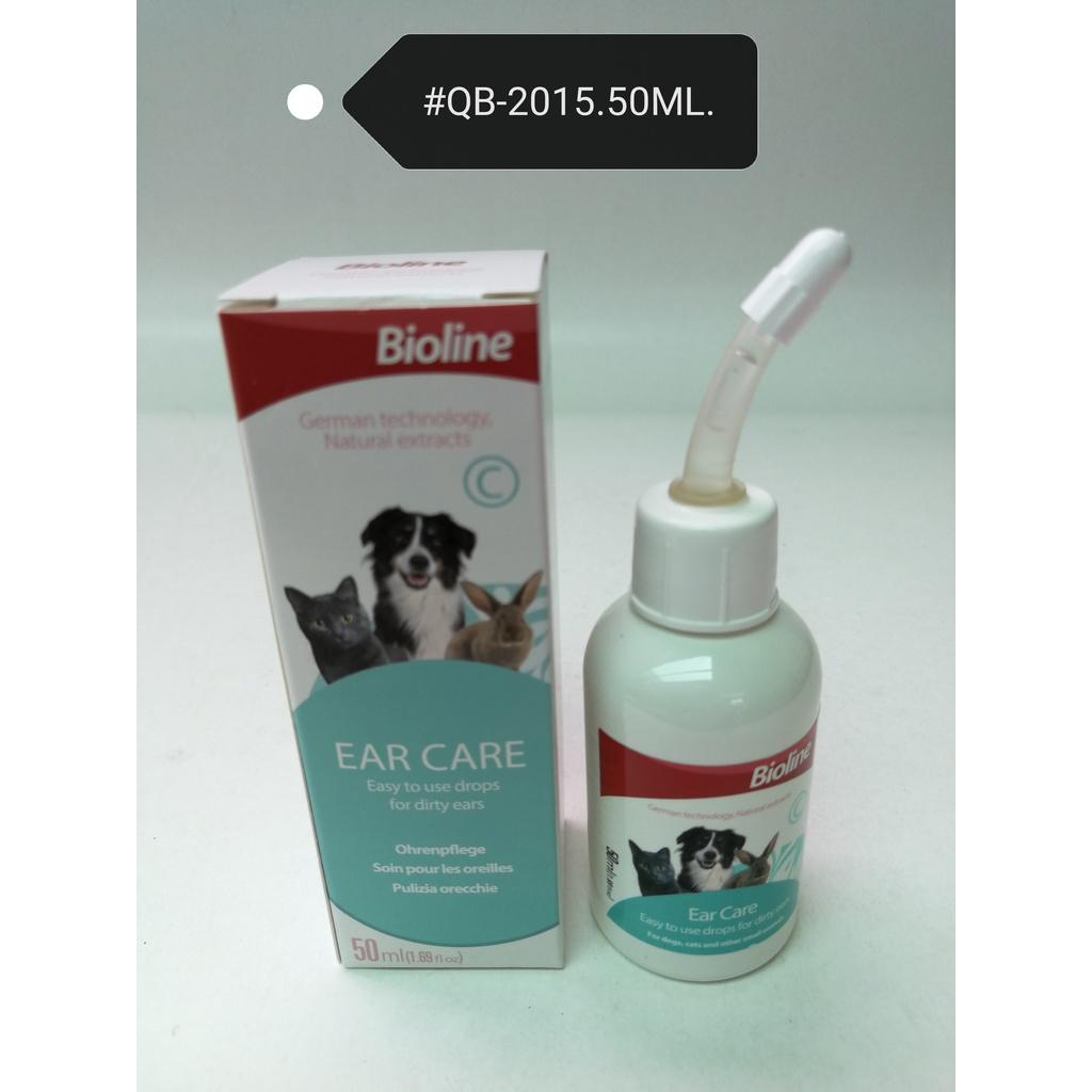 QB2015 Bioline Ear Care Cat Rabbit Dog Pet 50ml Telinga Kucing Arnab Anjing