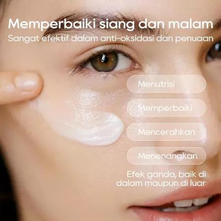 CHALONESE Paket Skincare Sunscreen Cream Moisturizer BPOM ( Sunscreen SPF 50Pa+++ + Day & NIght Cream) Pelembab Wajah Anti-UV Facial Hitam 5