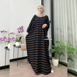 KAFTAN MAXY DRESS MECCA RAYON GRADE A BAHAN EXTRA HALUS TEBAL JATUH RINGAN LD 170