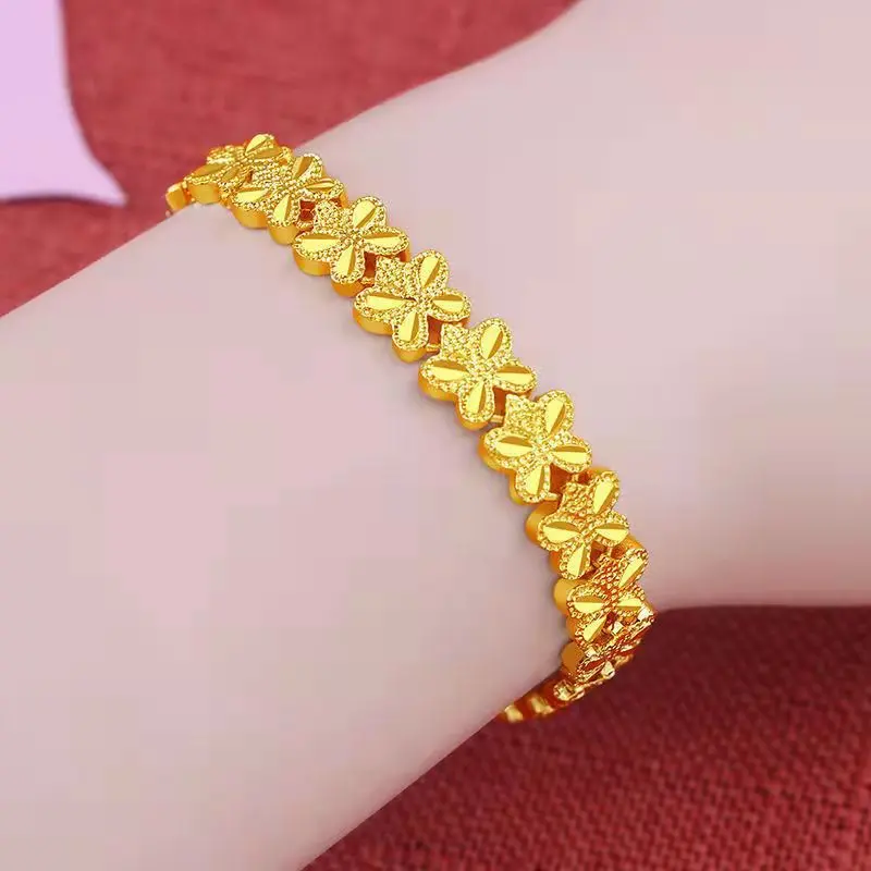 Vòng Tay May Mắn, Thật, Dành Cho Nữ, Đa Năng, Thiết Kế Tình Yêu, Vòng Tay Wangfu May Mắn, Thích Hợp Cho Các Cặp Đôi, Quà Sinh Nhật 1