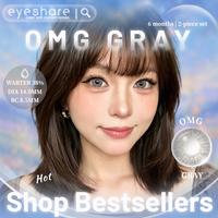 Gambar 【COD】Eyeshare OMG Lensa Kontak Alami Berwarna Abu-abu Bertahan Selama Satu tahun 14mm Softlens - GRAY, -0(No minus) dari Eyeshare contactlens Kab. Tangerang 2 Tokopedia