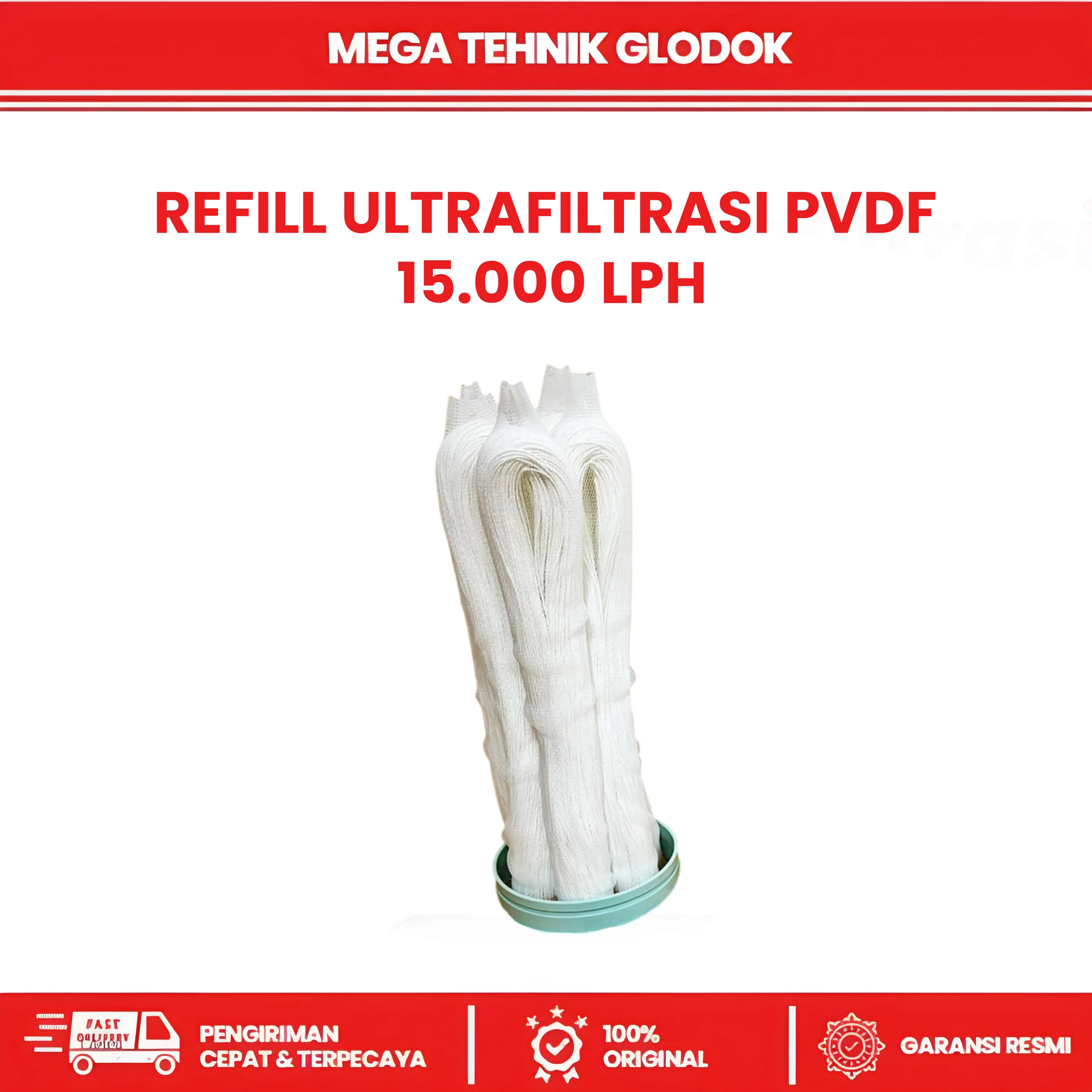 REFILL Ultrafiltrasi PVDF 15.000 LPH Refill filter uf pvdf 15.000 lph Water