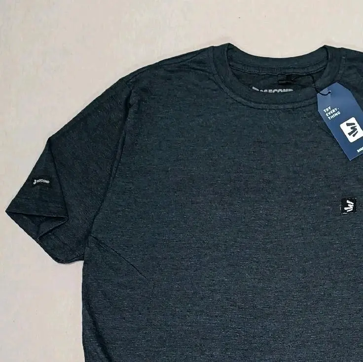 Kaos Distro Pria P070 Navy Best Seller Logo Bordir Free Stiker Katun Santai T-Shirt Combed Baju Simple High Panjang Nyaman Pendek Hitam 3