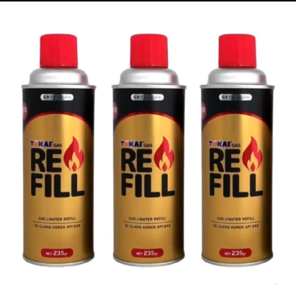 ISI ULANG GAS REFILL TOKAY 235 GRAM