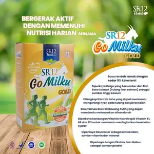 Gomilku Gold SR12 - Susu Kesehatan Untuk Lanjut Usia - Meningkatkan Kesehatan Tulang 600gr
