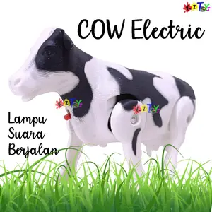 Sapi MOO Maina Sapi Bo Lampu Suara COW Electric