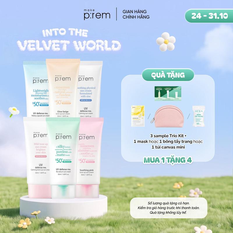 Make P:rem Kem chống nắng Make P:rem theo từng da 50ml SPF+ PA++++