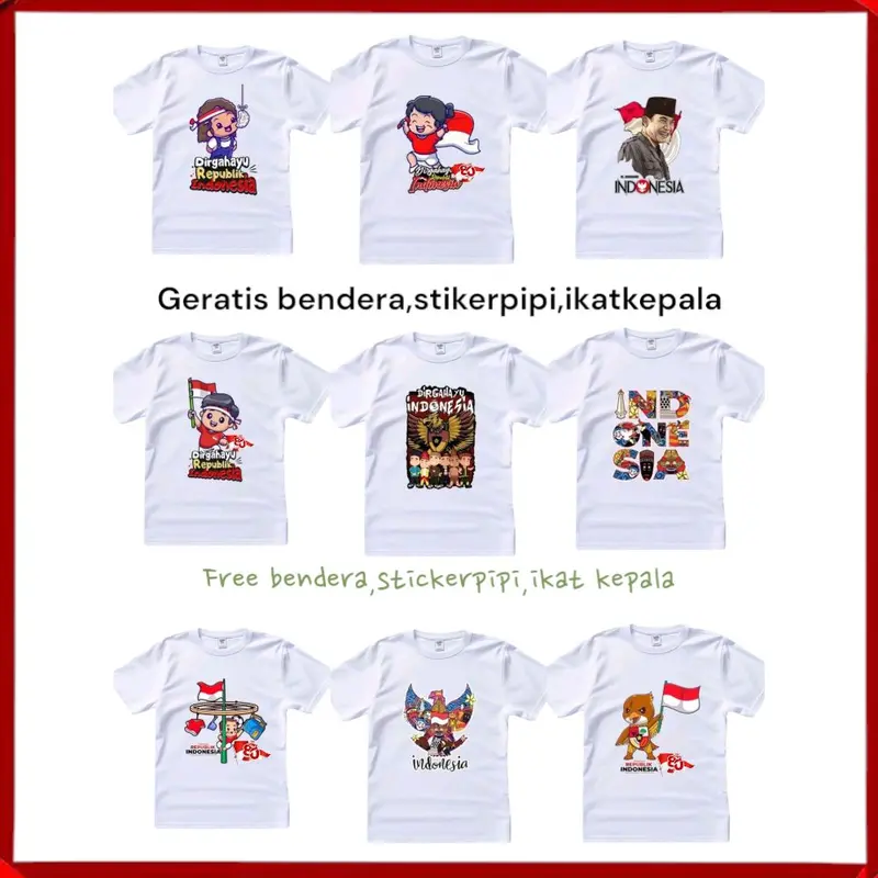 Pilih desain kaos 17san anak usia 1-12tahun bahan kombed 30s premium 0